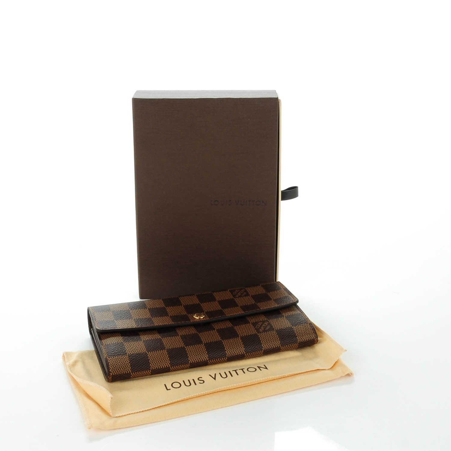 Louis Vuitton Damier Ebene Sarah Wallet 4 of 7