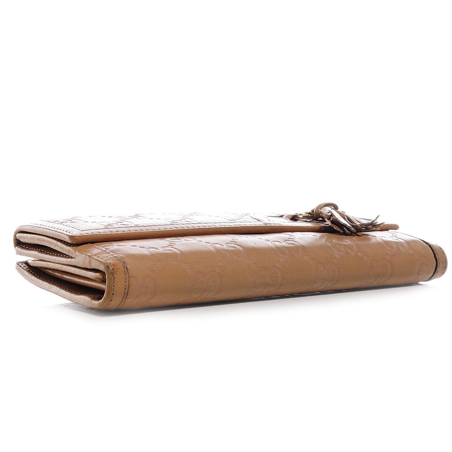 Guccissima GG Horsebit Tassel Continental Wallet