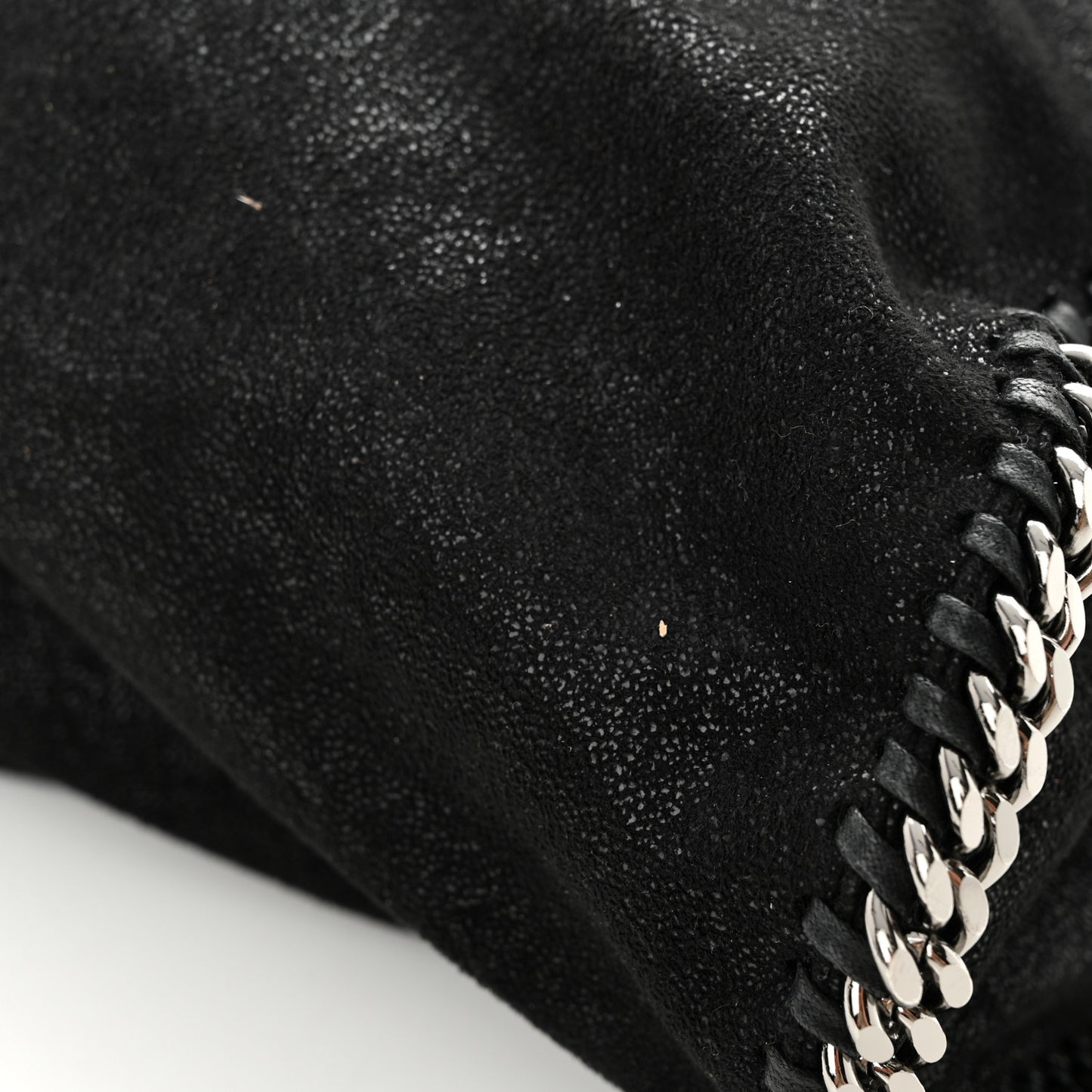 Shaggy Deer Falabella Fold Over Tote Black