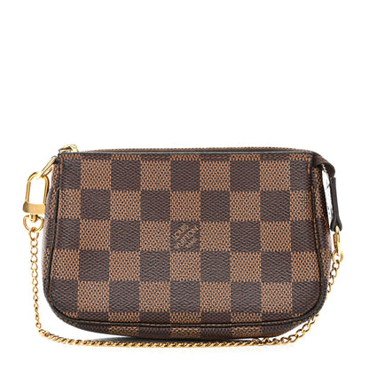 Louis Vuitton Damier Ebene Mini Pochette Accessories 1 of 8