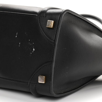 Celine Smooth Calfskin Micro Luggage Black 9 of 14