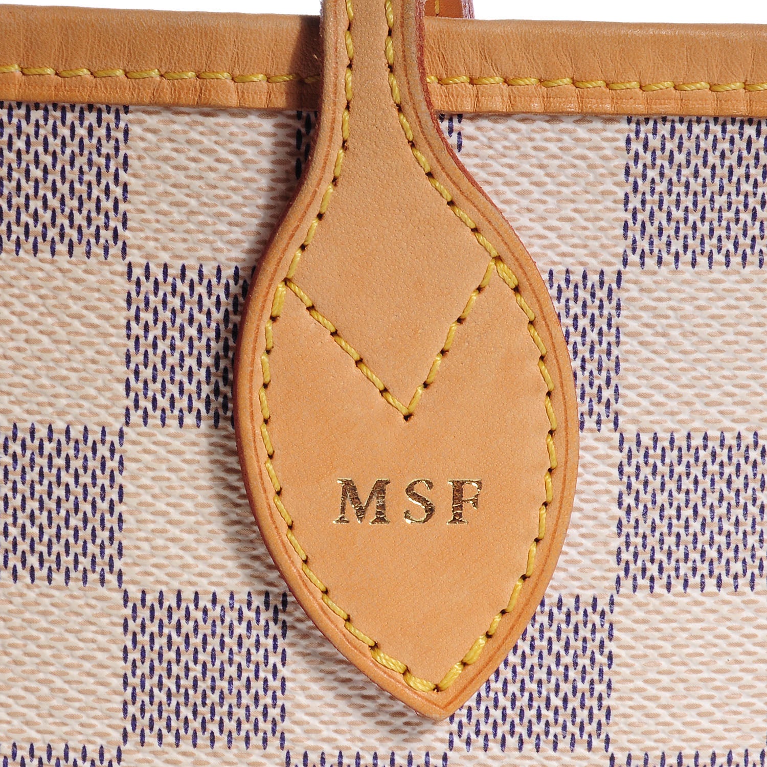 Louis Vuitton Damier Azur Neverfull MM 6 of 10
