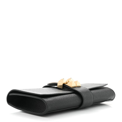 Hermes Chevre Mysore Medor 23 Clutch Black 4 of 6
