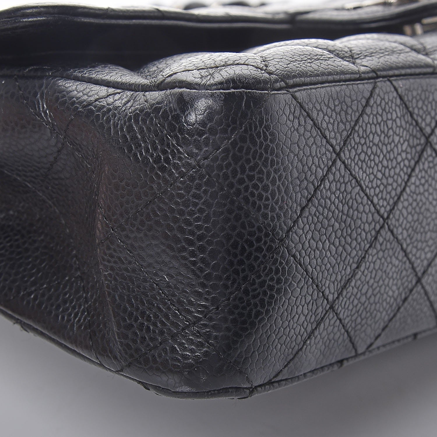 Chanel Caviar Quilted Medium Double Flap Black 8 of 10