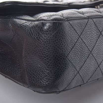 Chanel Caviar Quilted Medium Double Flap Black 8 of 10
