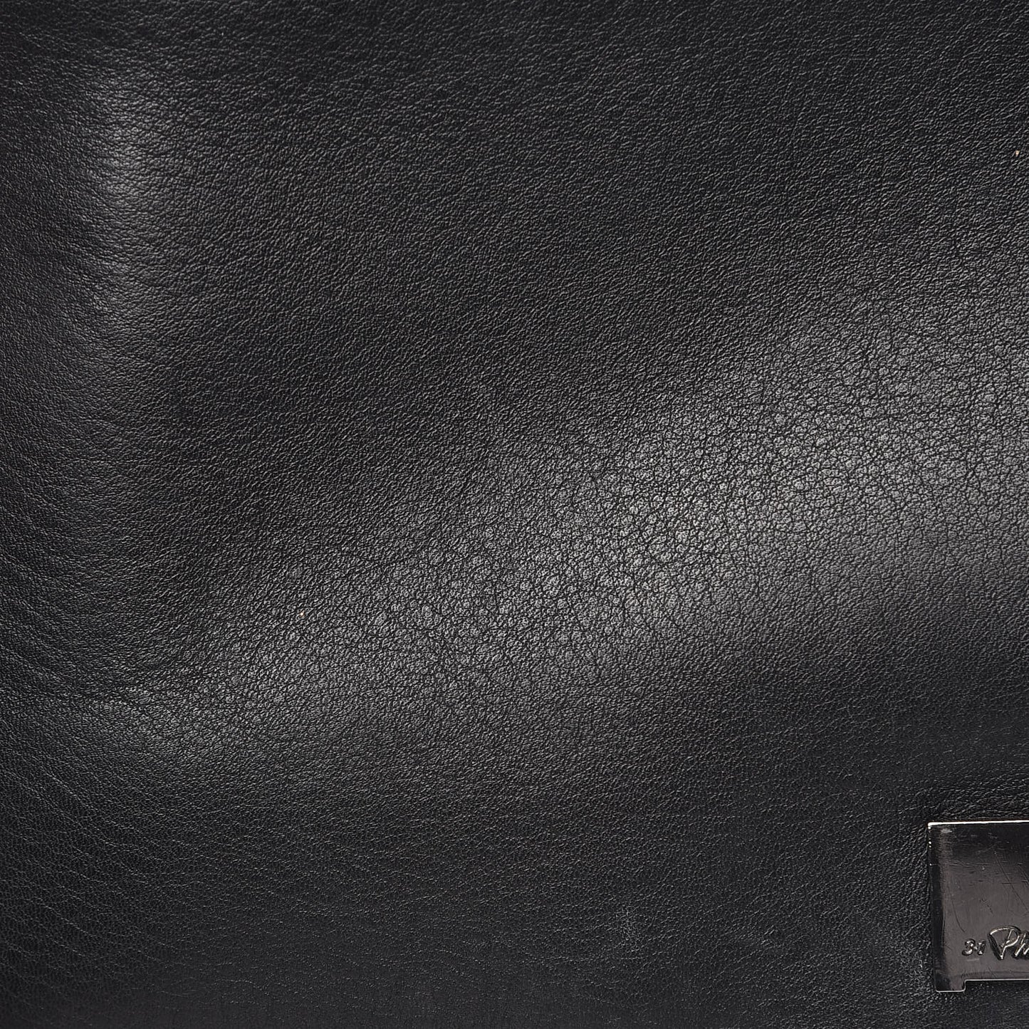 3.1 Calfskin Large Soleil Flap Bag Black