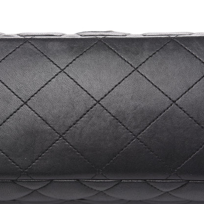 Chanel Lambskin Quilted Maxi Single Flap Black 8 of 20
