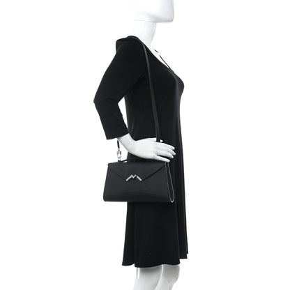 Moynat Carat Calfskin Gabrielle Clutch Black 2 of 10