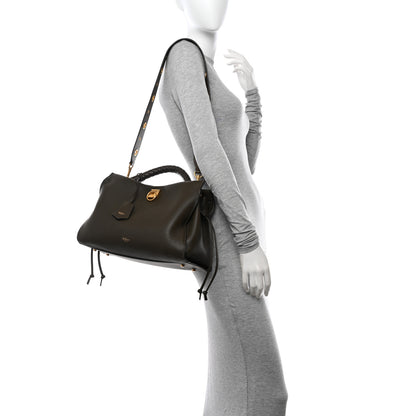 Mulberry Heavy Grain Iris Tote Olive Green 2 of 11