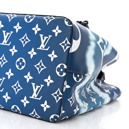 Louis Vuitton Monogram Escale Neonoe MM Blue 10 of 10