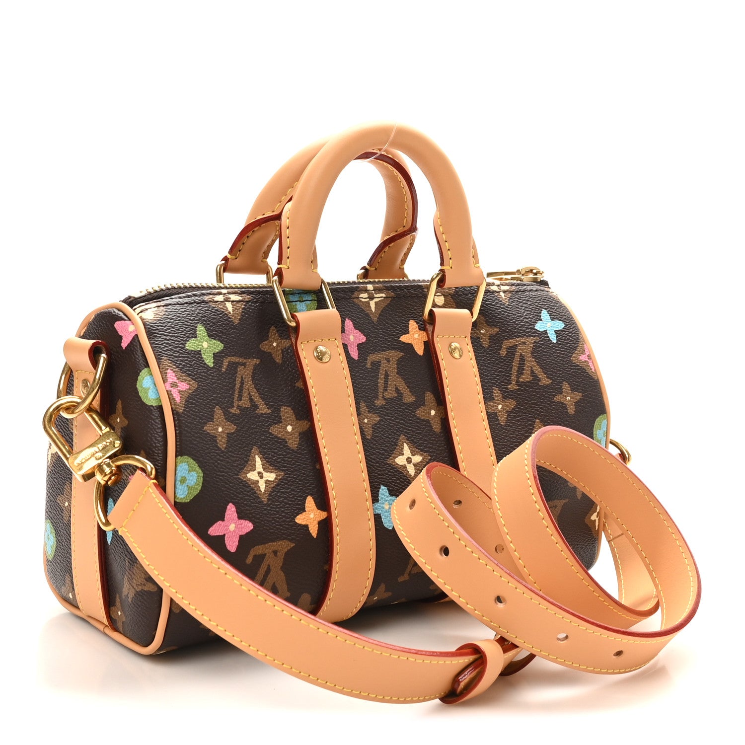Louis Vuitton Monogram Craggy Keepall Bandouliere 25 Chocolate 3 of 9