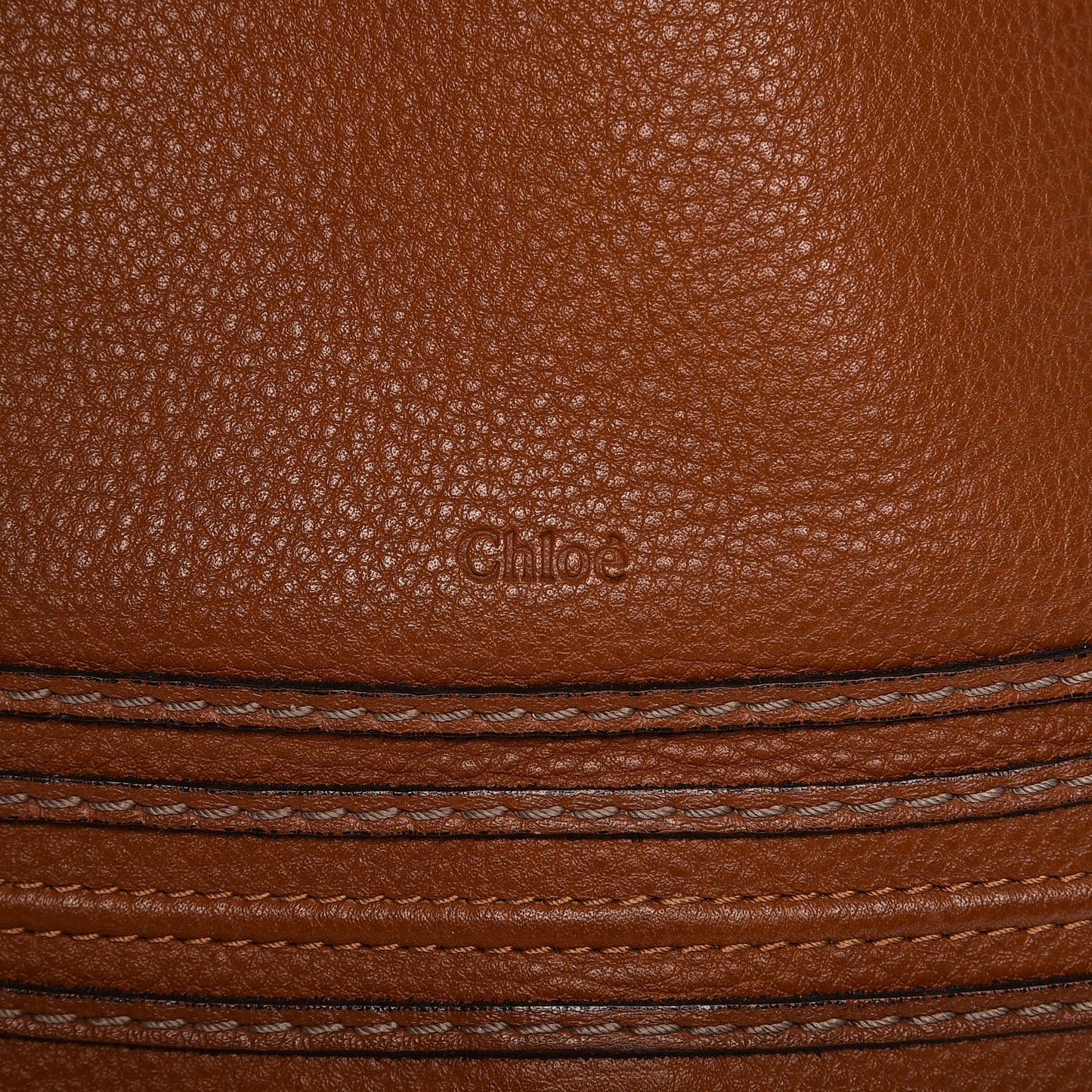 Calfskin Large Marcie Satchel Tan