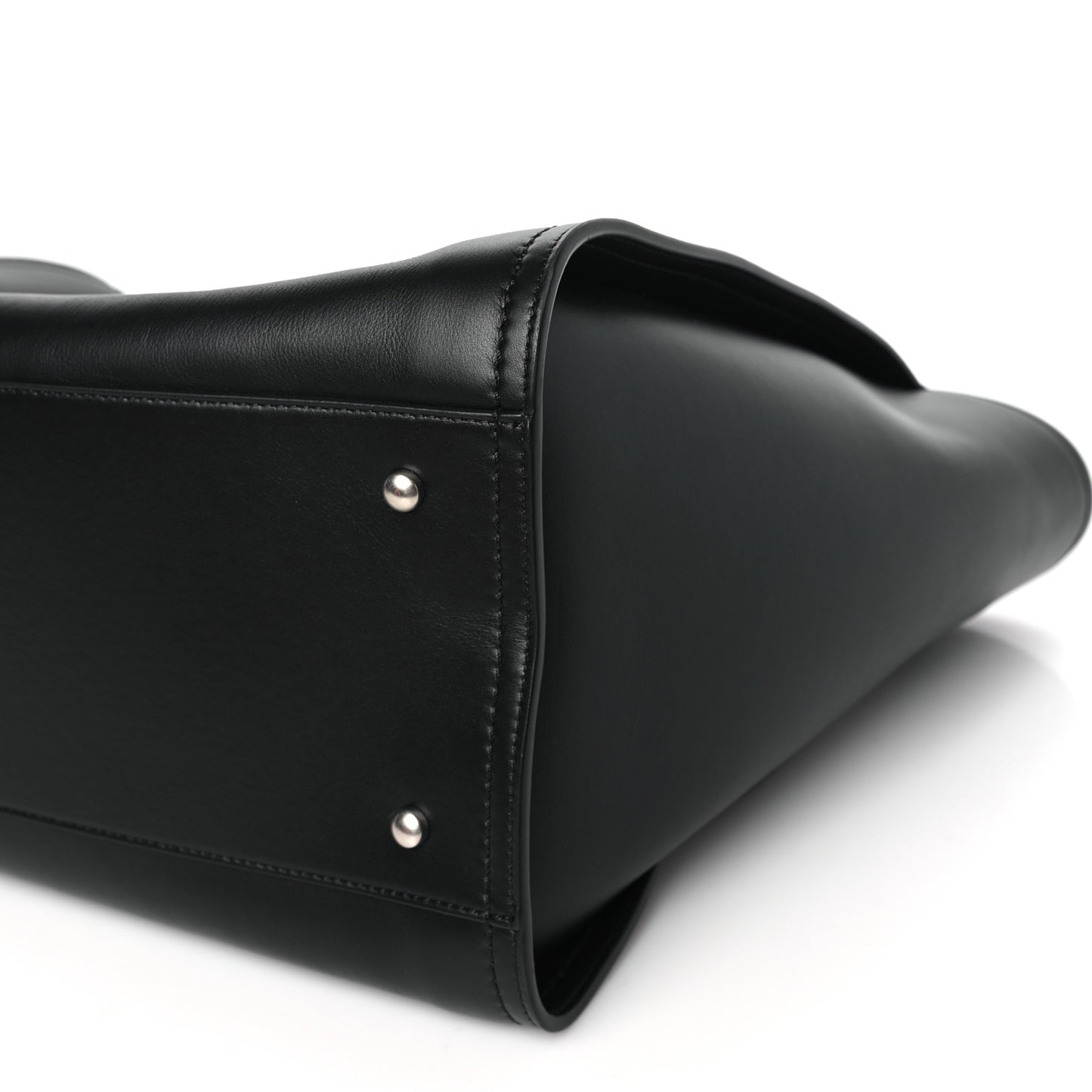 Calfskin Medium Deauville Tote Black