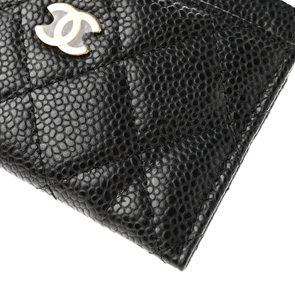 Chanel Caviar Quilted Card Holder Black 9 of 10