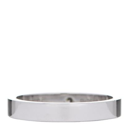Cartier Platinum 2 Diamond 3mm C De Cartier Wedding Band Ring 50 5.25 3 of 7