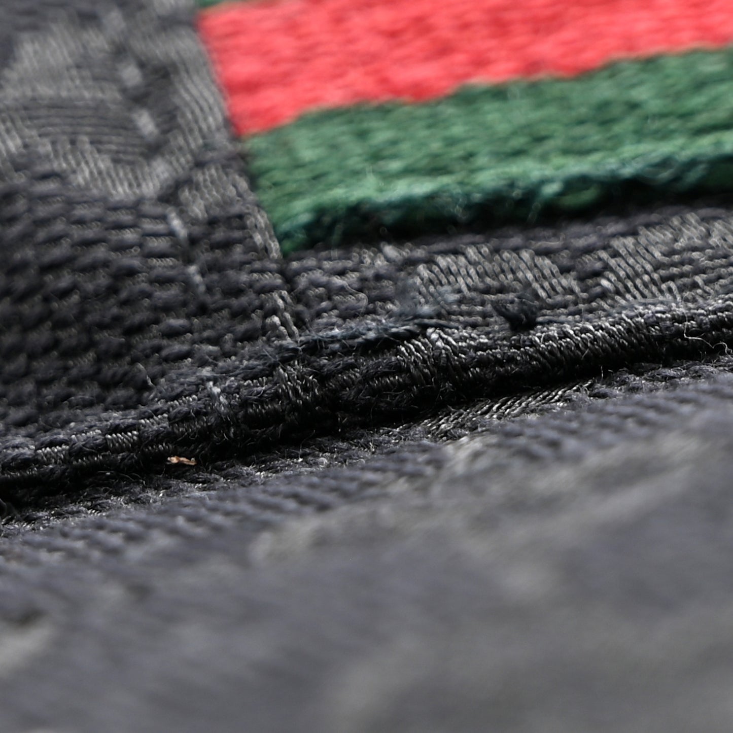 Monogram Web Bucket Hat S Black