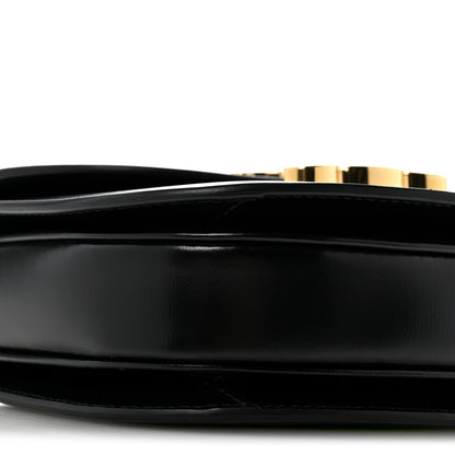 Celine Shiny Calfskin Triomphe Mini Besace Clea Black 10 of 14