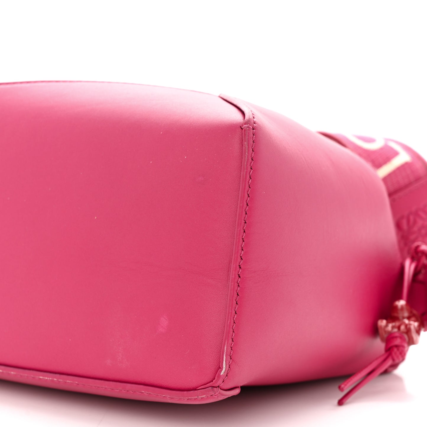 Satin Calfskin Monochrome Small Puzzle Edge Bag Ruby Red Glaze