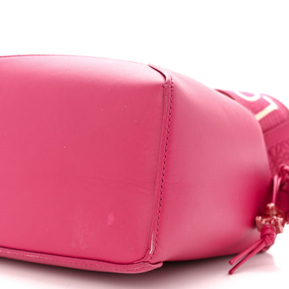Loewe Satin Calfskin Monochrome Small Puzzle Edge Bag Ruby Red Glaze 9 of 11