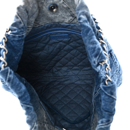 Chanel Denim Quilted Chanel 22 Blue 6 of 11
