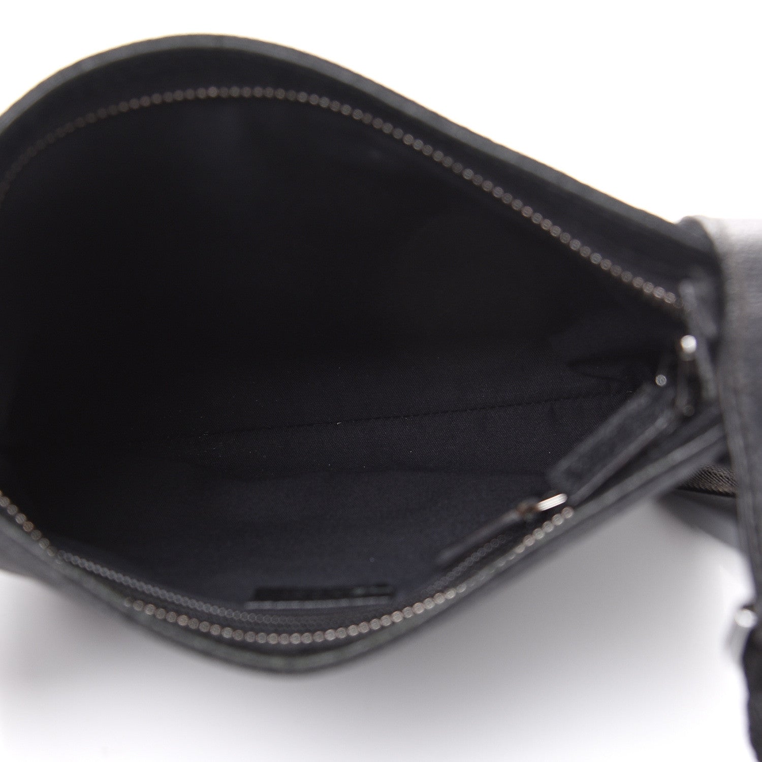 Gucci Monogram Flat Messenger Bag Black 4 of 10
