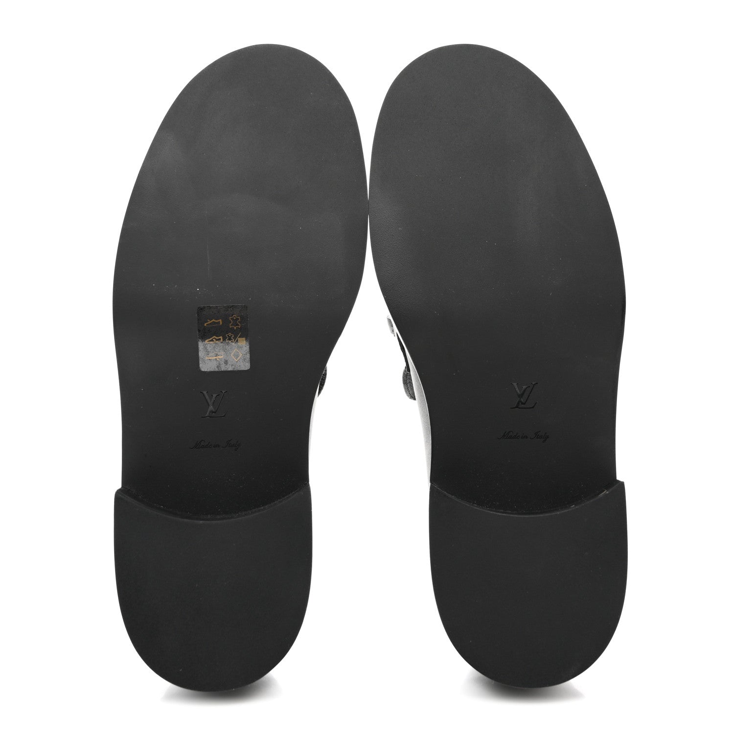 Louis Vuitton Calfskin Oversized Chain Academy Loafers 40 Black 5 of 8