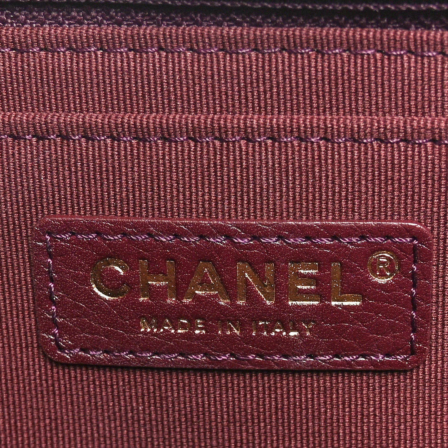 Caviar Quilted XXL Travel Flap Bag Burgundy