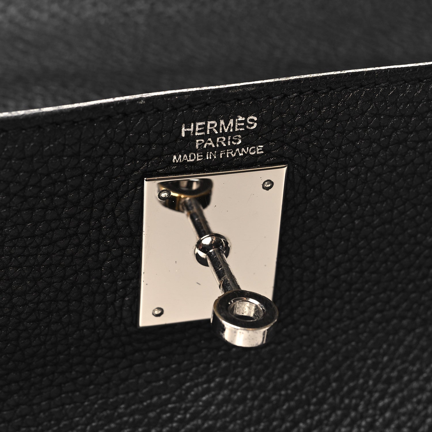 Hermes Togo Kelly Retourne 32 Black 6 of 17