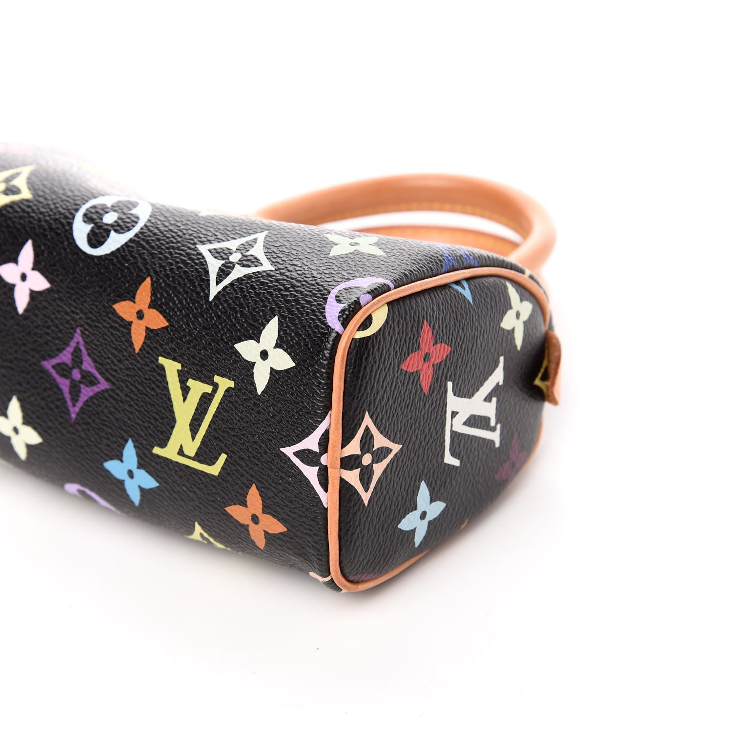 Louis Vuitton Monogram Multicolor Mini Sac HL Speedy Black 8 of 9