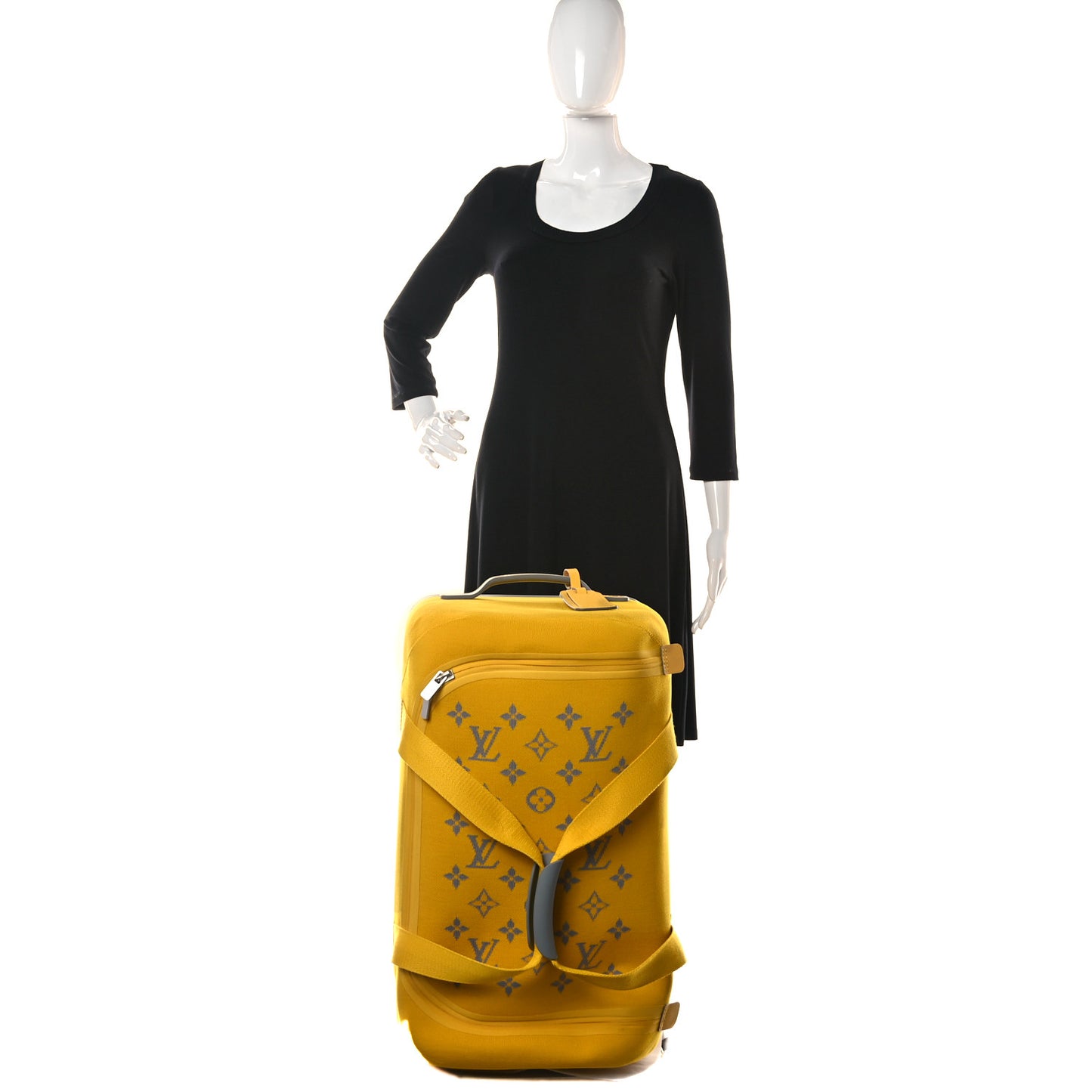 Knit Monogram Horizon Soft Duffle 55 Jaune