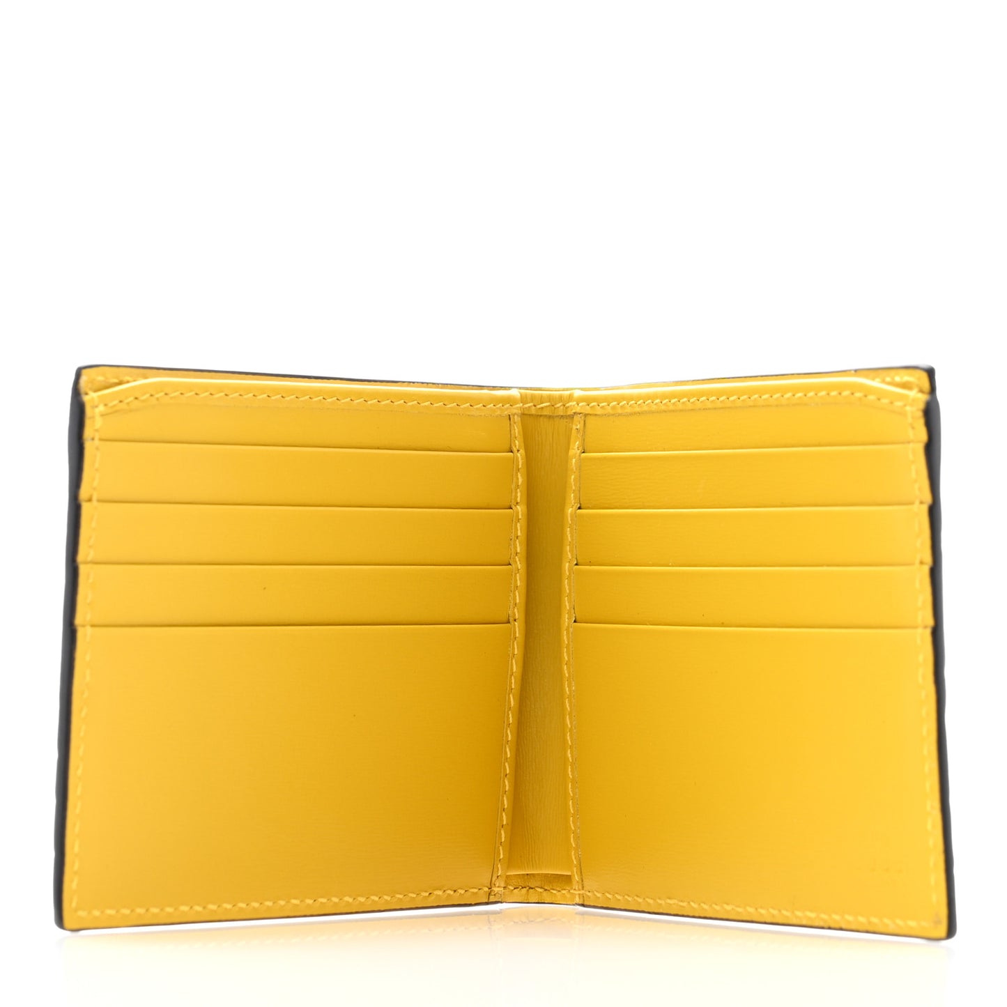 Crocodile Bi-Fold Wallet Yellow