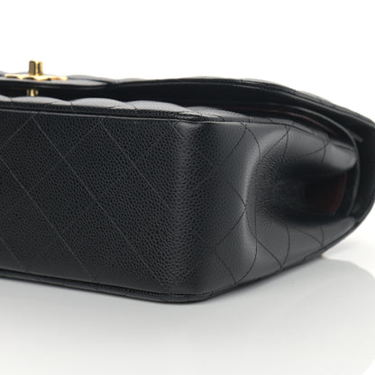 Chanel Caviar Quilted Jumbo Double Flap Black 6 of 12