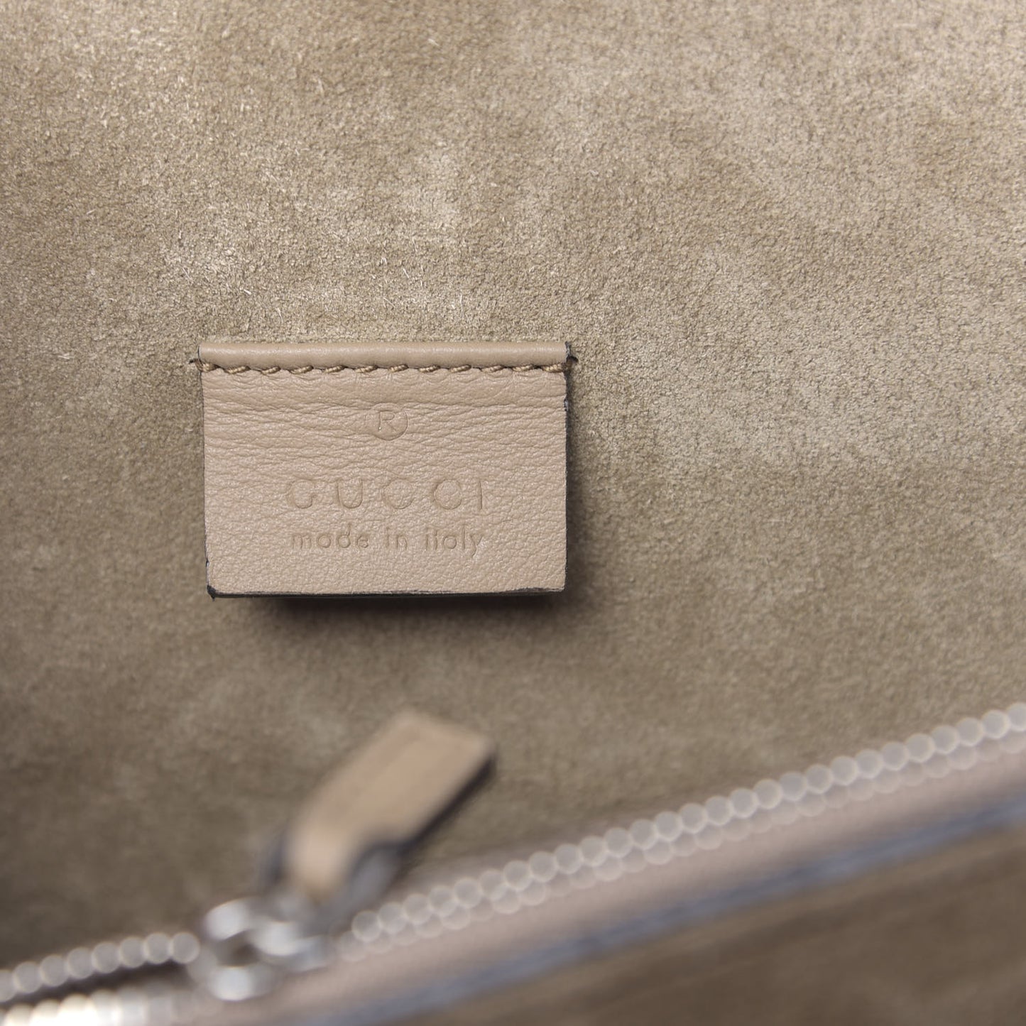GG Supreme Monogram Small Dionysus Shoulder Bag Taupe