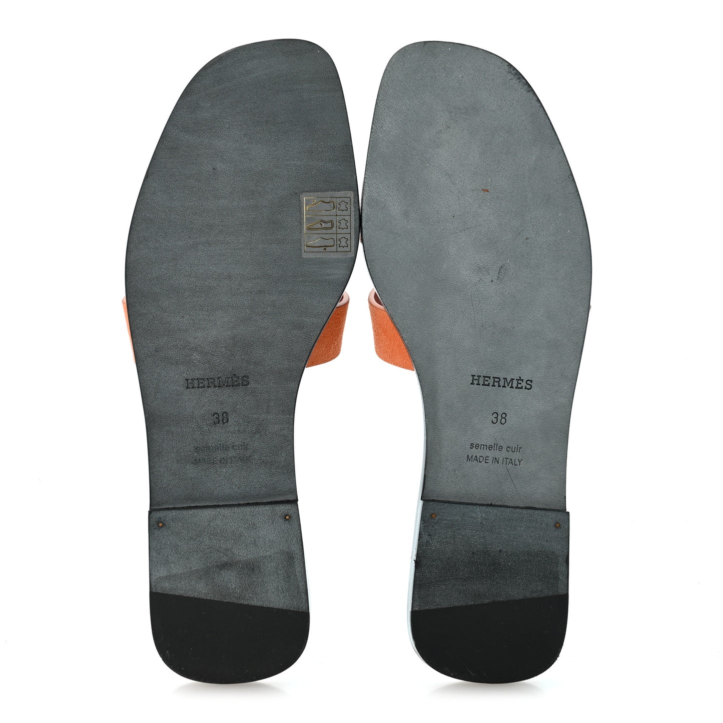 Suede Goatskin Oran Sandals 38 Rose Bois De Santal
