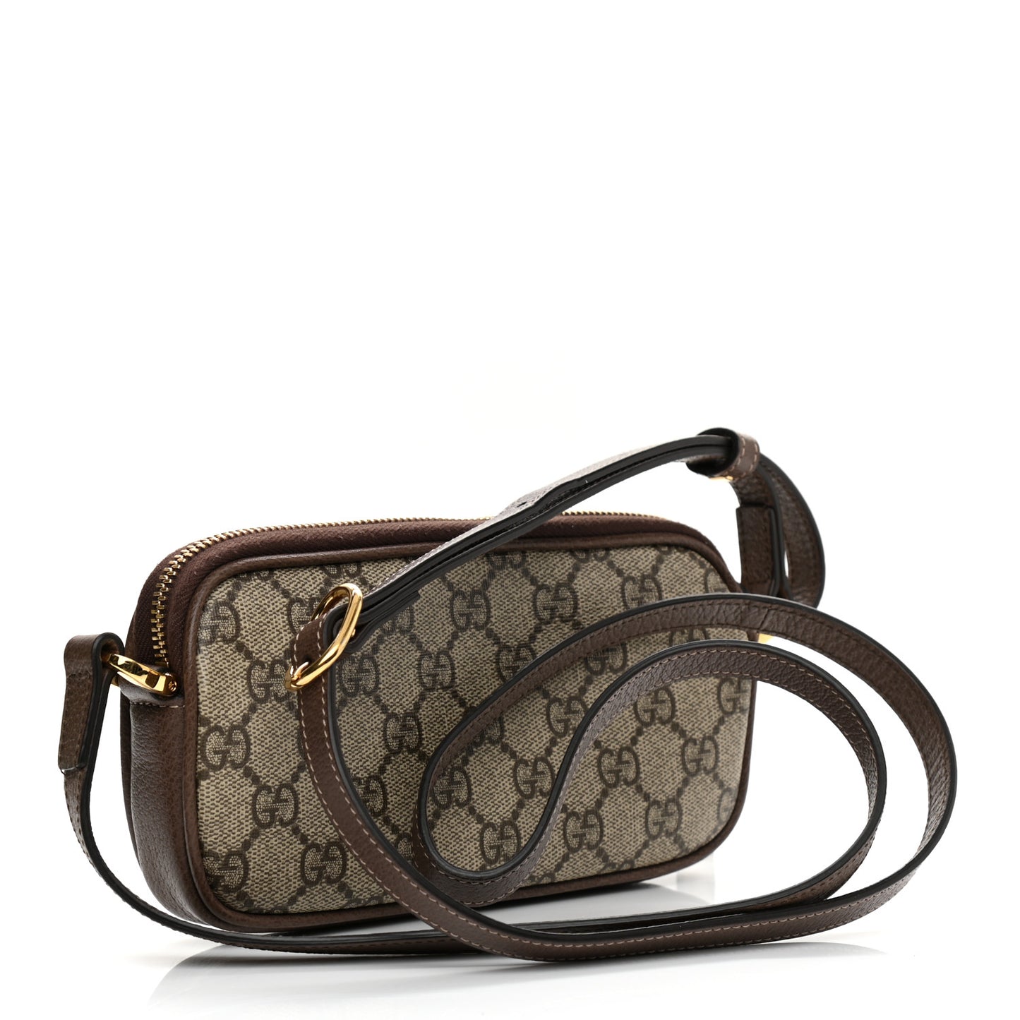GG Supreme Monogram Web Mini Ophidia GG Bag Brown
