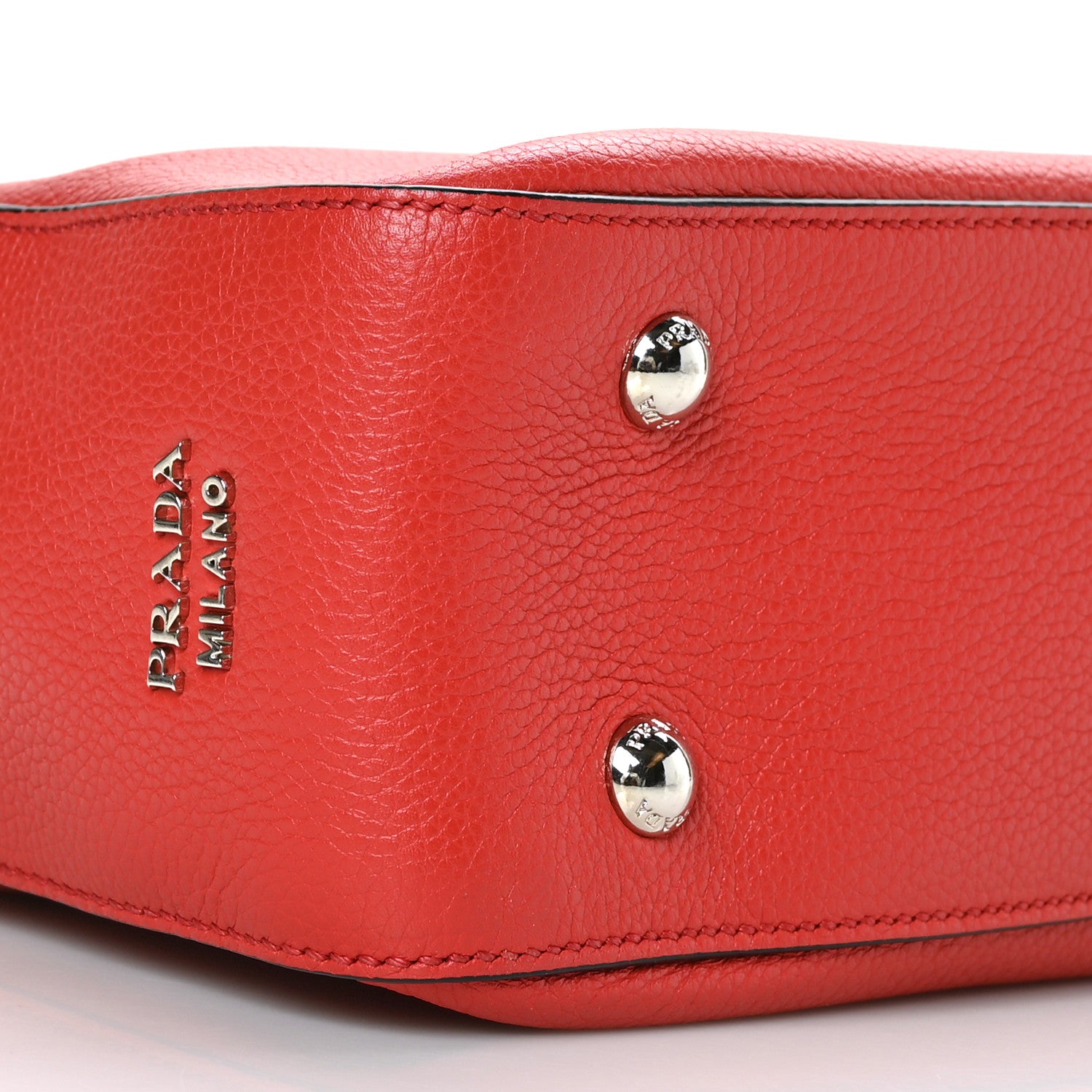 Prada City Calfskin Chain Shoulder Bag Lacca 7 of 8