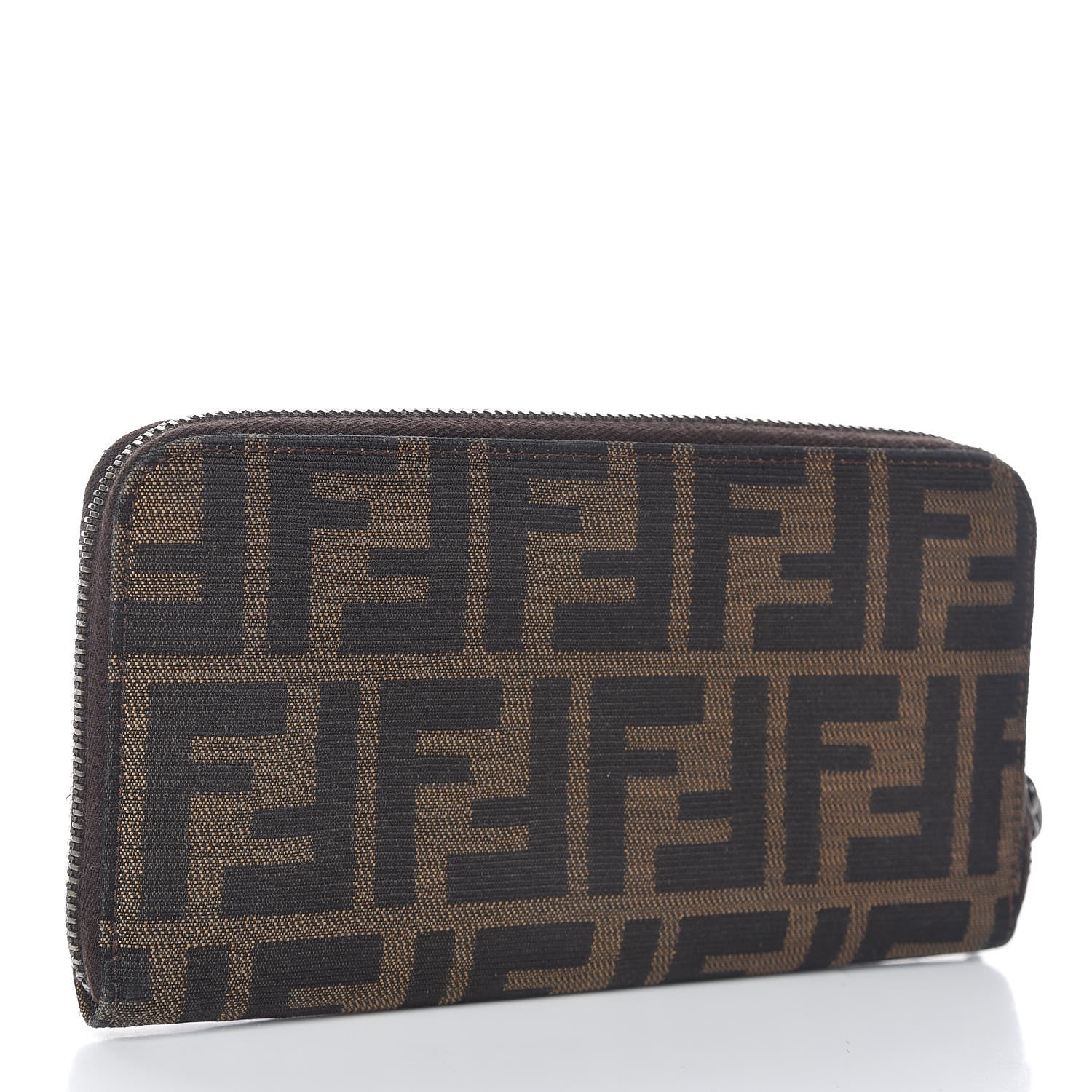 Fendi Zucca Zip Around Wallet Tobacco 3 of 7