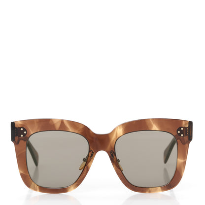 Celine Polarized Acetate Sunglasses CL41444S Havana 2 of 7