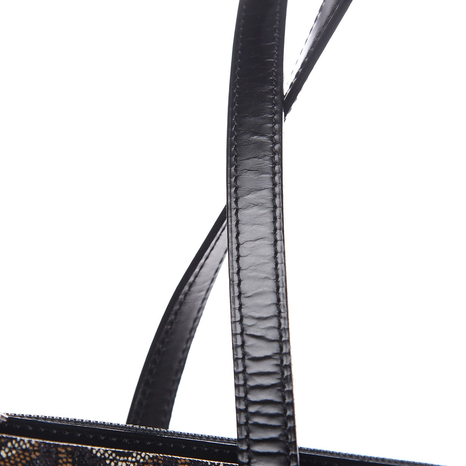 Goyard Goyardine Sac Marie Galante MM Black 15 of 16