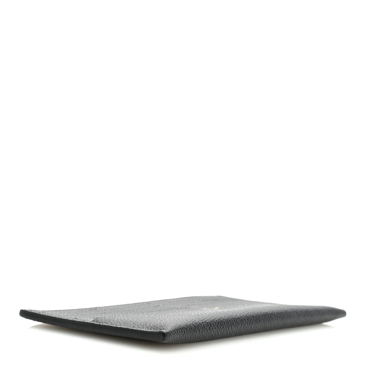 Calfskin Felicie Chain Wallet Card Holder Insert Black