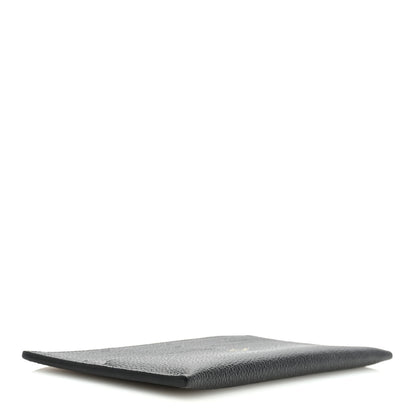 Louis Vuitton Calfskin Felicie Chain Wallet Card Holder Insert Black 4 of 6