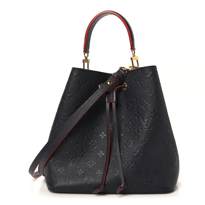 Louis Vuitton Empreinte Neonoe MM Marine Rouge 1 of 9