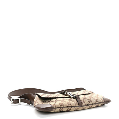 Gucci Monogram Flap Shoulder Bag Brown 4 of 10