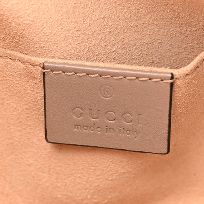 Gucci Calfskin Matelasse GG Marmont Belt Bag 95 38 Porcelain Rose 6 of 12