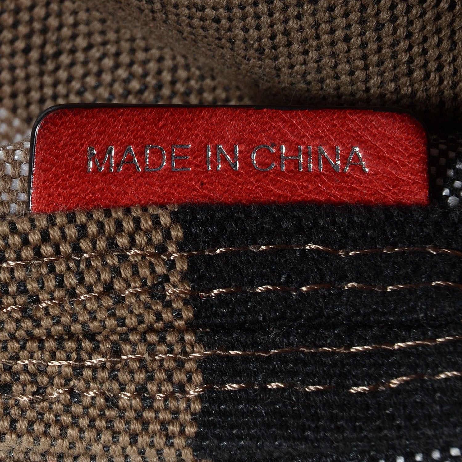 Burberry Canvas Large Mega Check Maidstone Cadmium Red 3 of 11