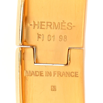 Hermes Enamel Narrow Clic Clac H Bracelet PM Black 5 of 5