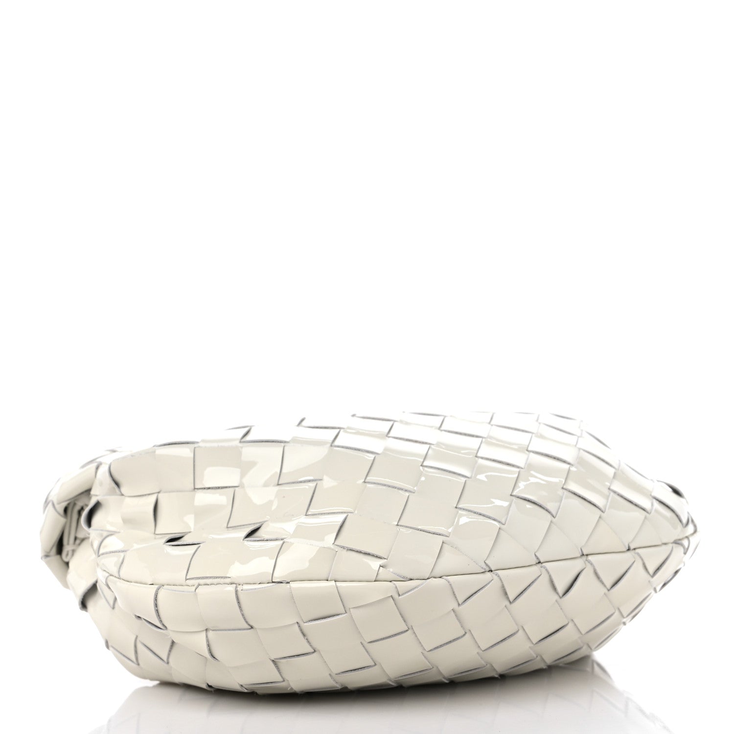 Bottega Veneta Patent Nappa Intrecciato Mini Jodie White 4 of 9