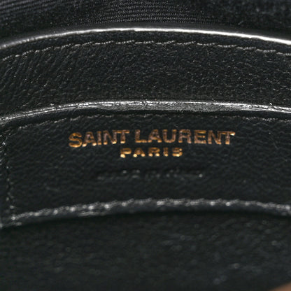 Saint Laurent Suede Calfskin Small Grace Fringed Hobo Bag Light Ocre 6 of 13