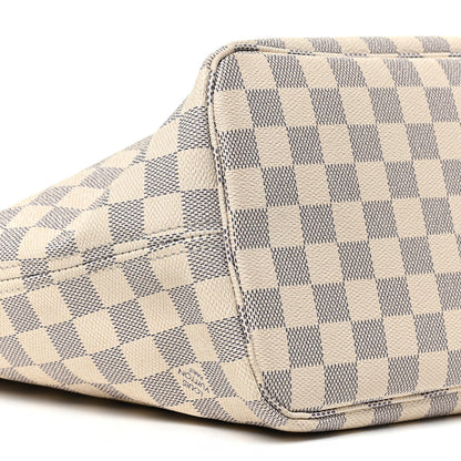 Louis Vuitton Damier Azur Neo Neverfull MM Rose Ballerine 8 of 20