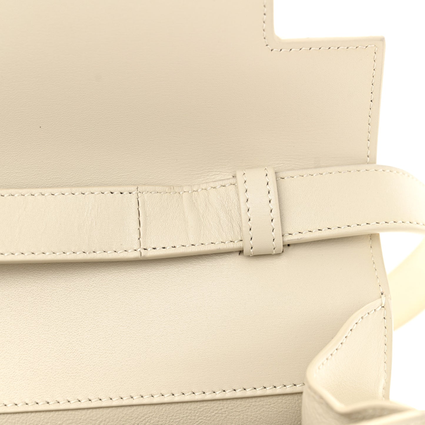 Smooth Calfskin Manhattan Shoulder Bag Crema Soft